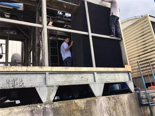 玻璃鋼冷卻塔工藝過程,玻璃鋼冷卻塔結構圖