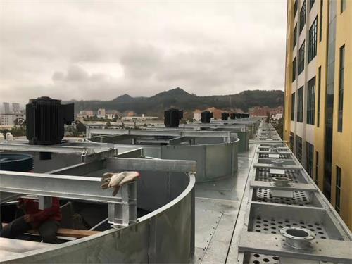 大型圓形冷卻塔如何正確清洗,圓形冷卻塔安裝圖